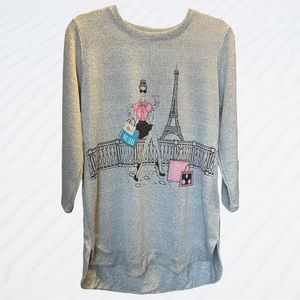 Love Lace Long Sleeve Shirt L